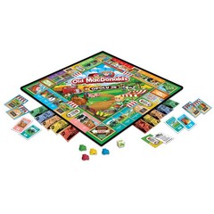 MasterPieces – Old MacDonald’s Farm Opoly Junior – Board Game for Kids