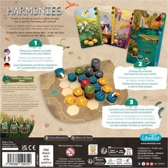 Asmodee Harmonies Board Game: Educational, Patterns, 30-Min Play, 1-4 Players