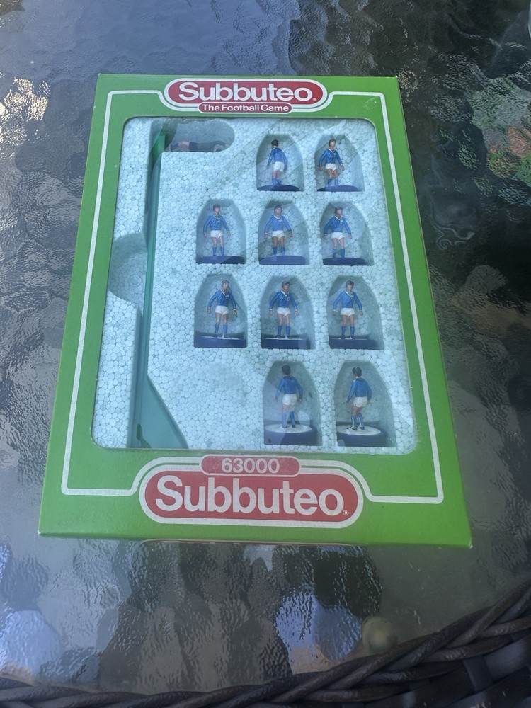 VINTAGE SUBBUTEO ITALY 166 TABLE SOCCER FOOTBALL SET BOXED 63000