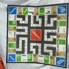 Vtg 1971 Parker Bros Careers Board Game Complete Orange Box Space Ecology