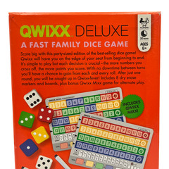 Qwixx Deluxe Family Dice Game Gamewright 2016 Complete Mensa Select