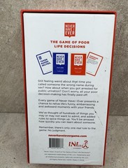 Never Have I Ever The Game of Poor Life Decisions – Drinking Game 17+ FREE SHIP