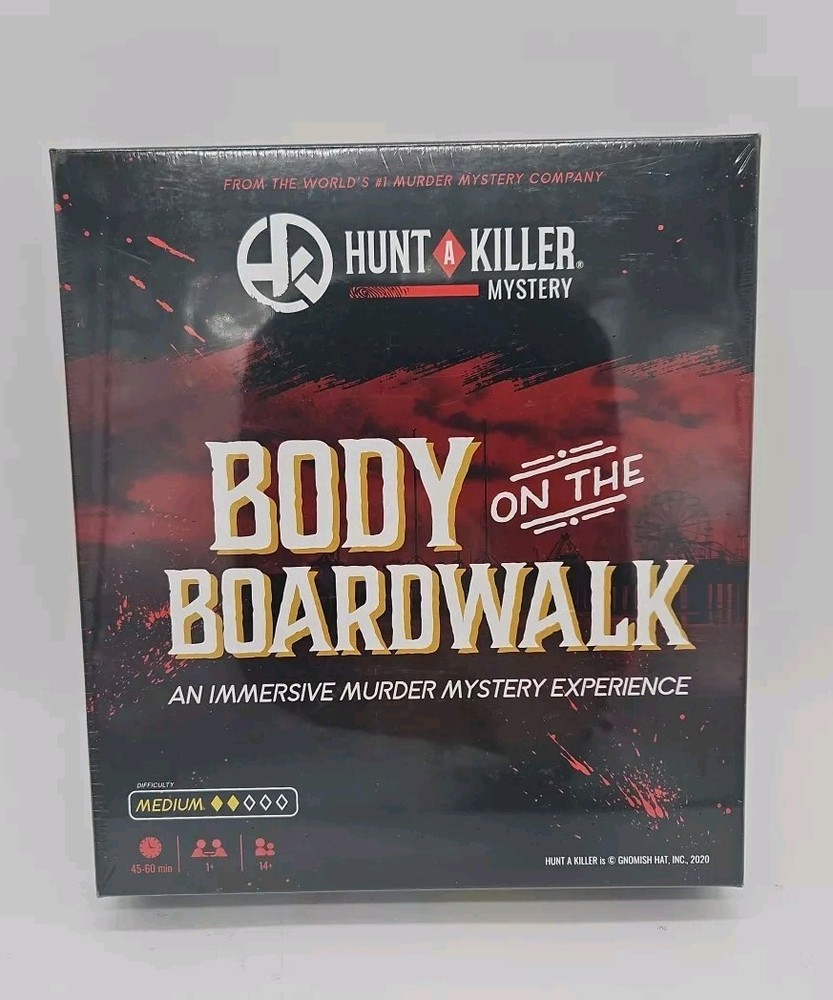 Hunt A Killer Body On The Boardwalk Immersive Murder Mystery Game- NEW SEALED