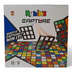 Rubik’s Capture – Fast-Paced Fun Family Puzzle Strategy Board Game [DAMAGED BOX]