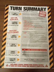 Zombicide 1st Edition Base/Core Game Rulebook (Rules & Missions)