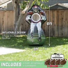 Gosports Inflataman Football Challenge: Inflatable Toss Game for Fun Parties