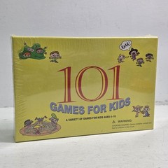 101 Games for Kids Board Card Various Indoor Outdoor Game 2008 New Sealed!
