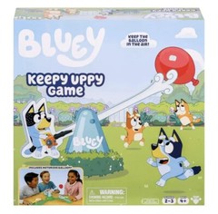 BLUEY Keepy Uppy Game Keep The Motorized Balloon Up In The Air Fun Age 4+ Kids
