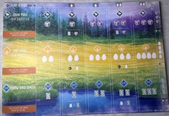 One (1) Wingspan Player Mat – Habitat Board Replacement