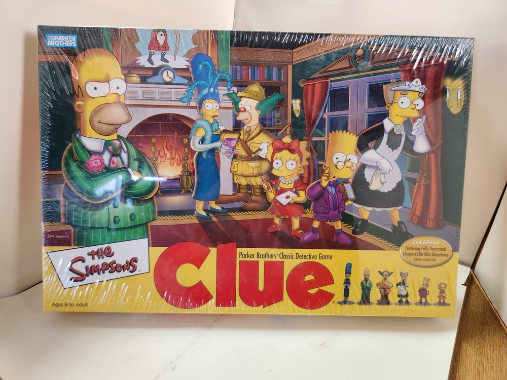 Hasbro (40766) The Simpsons Clue Detective Game – Multicolor
