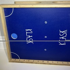Klask Magnetic Board Game Wooden Skill Game Tabletop Party Game Blue With Box