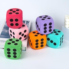 6Pcs Large 3.15″ EVA Foam Dice – Blank Educational Toy for Parties & Games