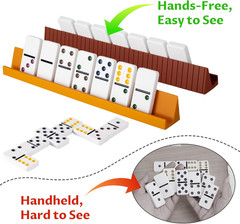 Domino Racks Silicone 4 Pack 10×1.18×1.18 Inches Multi Tilt Anti-Slip Multicolor