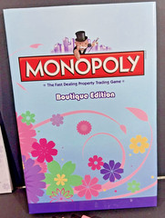 2009 Monopoly Boutique Edition Pink Floral Complete Charms Keepsake Y2K