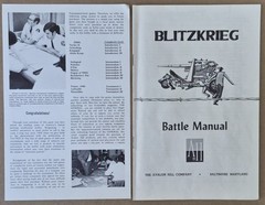 Blitzkrieg (1st Ed) Avalon Hill 1964, Punched, Complete, Bagged, Ready to Play!