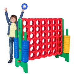 Jumbo 4-to-Score 4 in A Row Giant Game Set Kit Adults Kids Family Indoor Outdoor