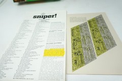Vintage TSR SPI 1973 Board War Game: Sniper! House-to-House Fighting Unpunched