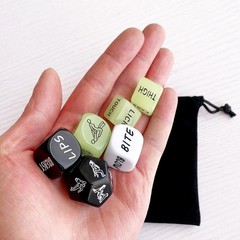 6 PCS Sex Gaming Dice for Couples Naughty Dice with Sex Positions Sex Play Dice