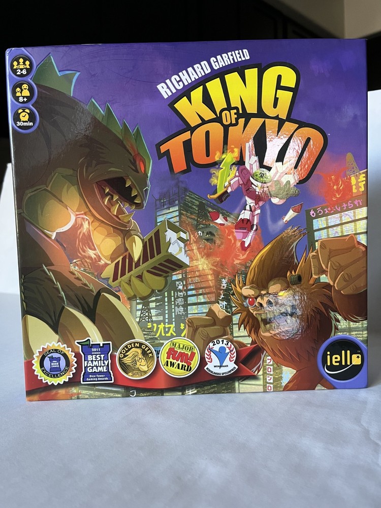 King of Tokyo Richard Garfield Board Game 2014 Iello *Complete NEW