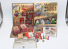 Munchkin Zombies Deluxe Board Game LOTS of EXTRA CARDS + DUNGEON & PORTAL CARDS