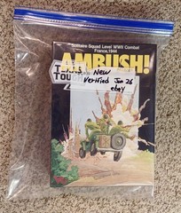 AMBUSH! Victory Games Solitaire Avalon Hill SPI 1983 Unpunched New! WW2