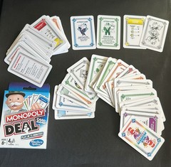 Monopoly Deal Quick-Playing Card Game for Families, Kids Ages 8 and Up and 2-5 P