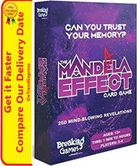 Breaking Games Mandela Effect Memory Test Board Game Ages 13 Years and Up