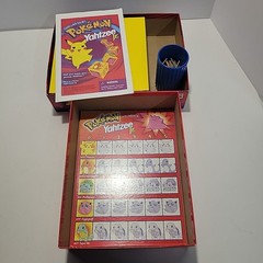 Pokemon Yahtzee Jr Vintage 1999 Milton Bradley Hasbro Nintendo Gotta Catch Em