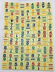 1986 UNO Dominos Game by International Games Complete in Great Cond FREE SHIP