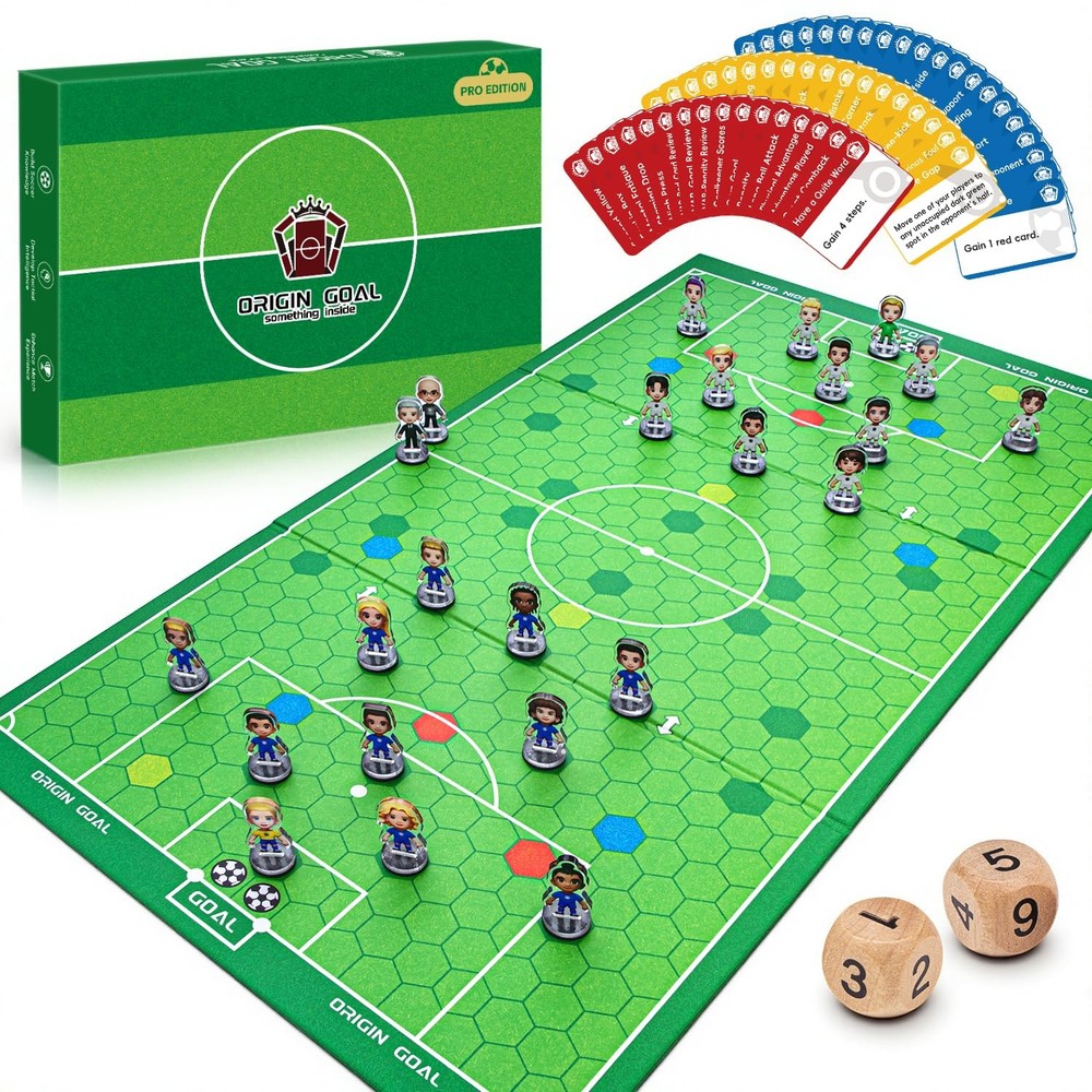 Original Soccer Board Game, Tactical Soccer Tabletop Game with Formations, Ta…