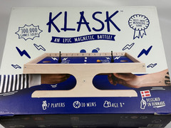 KLASK Board Game An Epic Magnetic Battle 2-player Kids & Adults Denmark w/Box