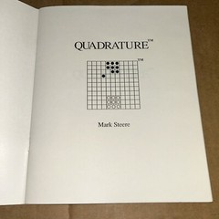 1992 Locus Games ‘Quadrature’ Strategy Game Development By Mark Steere TPB