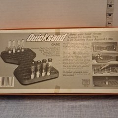 Whitman Quicksand Board Game Race Against Time w/ Sand Timers 2-4 Players 8+