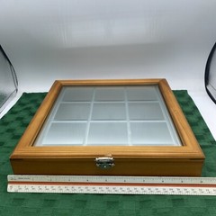 Wooden Box Tic Tac Toe Game & Mirrored Table Decor