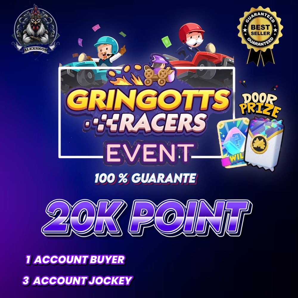 🚀 TYCOON RACERS 🚀 ⚡ Monopoly Go Racers ⚡20K Points/Lap – Subs total 60K Point