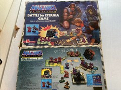 Mattel 1985 MOTU Battle For Eternia Board Game PARTS lot masters of the universe