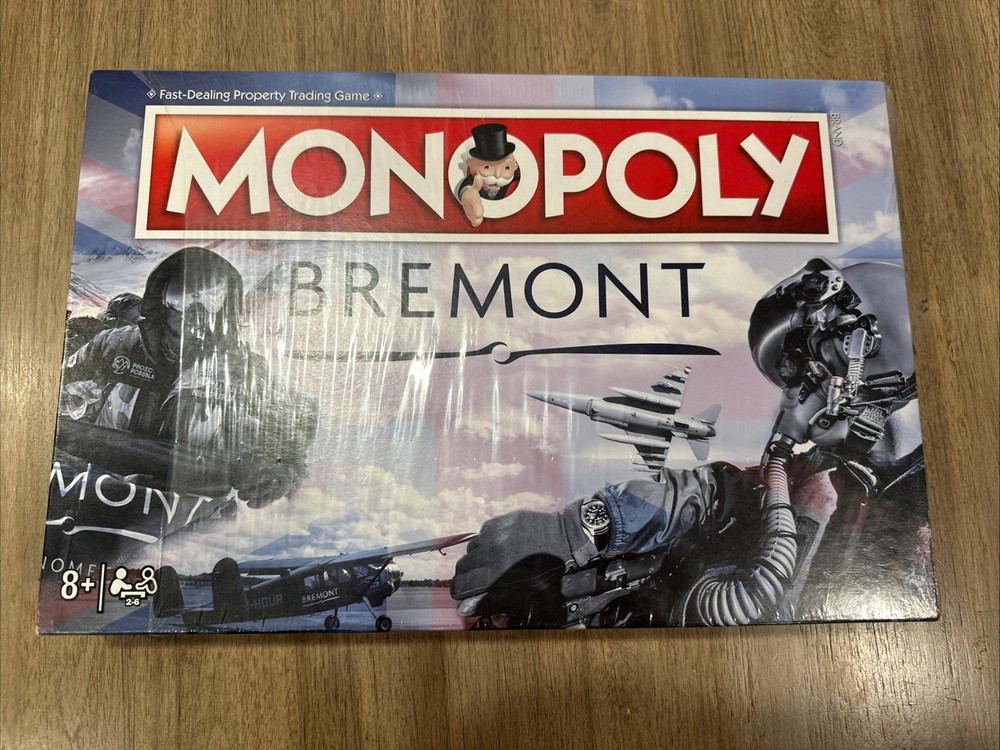 Monopoly Bremont Luxury Watch Aviation Edition Board Game Sealed Rare