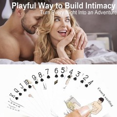 Sex Cards Sex Dice Set Couples Games – 54 Positions Cards Sex Game with 2 Glo…