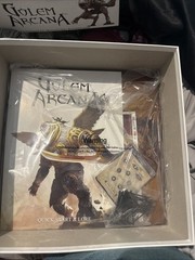 Golem Arcana Base Game Set Miniatures Box Broken Game Good!