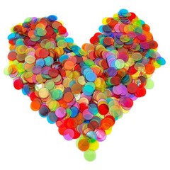 JUNWRROW 8.66 x 7.08 x 0.39 inches, Red, Yellow, Blue, Green, Orange, Purple