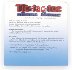 Portable Children’s Tic Tac Toe Game – Cognitive Development & Fun