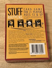 Stuff Happens Parenting Edition Family Card Game Teens Misery Index Rating