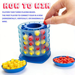 Circular 4 in a Row Game – 3D Strategy Board Game for Kids & Adults | Play the C