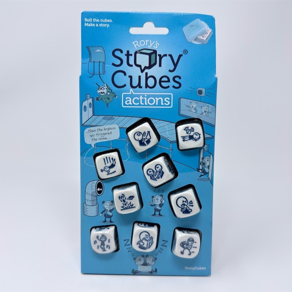 NEW Rory’s Story Cubes Actions Dice Game 9 Dice Creative Storytelling 6+