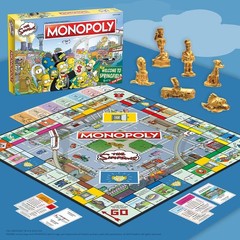 The Simpsons Monopoly Board Game 30th Anniversary Edition for 2 to 6 Players
