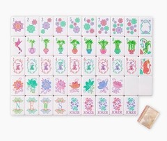 American Mahjong Game Set, 160 Pearlescent Layered Mah Jong Tiles