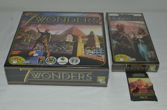 New 7 WONDERS game set by Repos Production +2 Expansions +Leaders +Cities