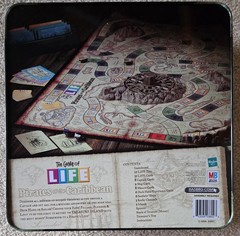 Pirates of the Caribbean The Game of Life Collector’s Edition Tin COMPLETE 2004