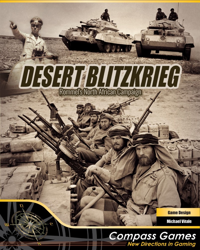 Compass Games Desert Blitzkrieg: Rommel’s North African Campaign NISW Fast Ship