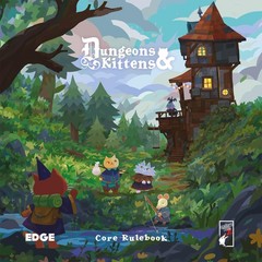 Dungeons & Kittens Tabletop RPG Core Rulebook Fantasy Game 2-6 Players Adorable